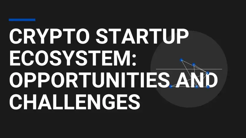 Crypto Startup Ecosystem: Opportunities and Challenges
