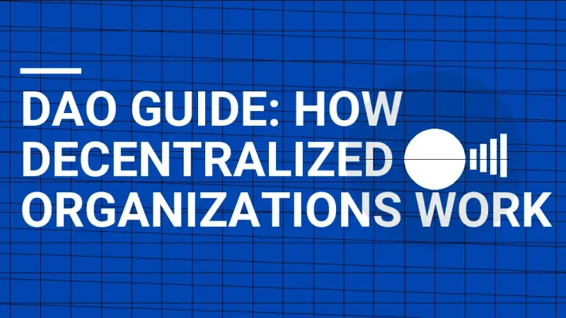 DAO Guide: How Decentralized Organizations Work