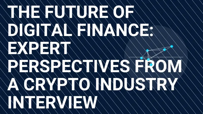 The Future of Digital Finance: Expert Perspectives from a Crypto Industry Interview